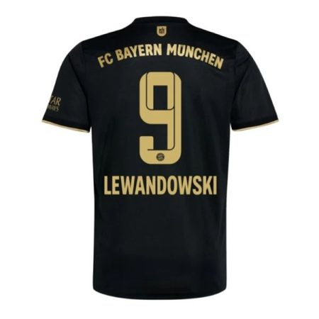 Camisola FC Bayern München Robert Lewandowski 9 Alternativa 2021 2022